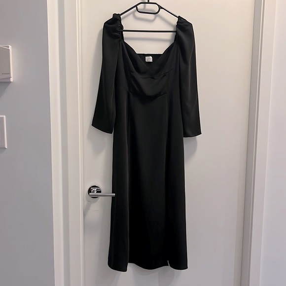 WILFRED TULUM DRESS BNWT BLACK - Picture 2 of 8